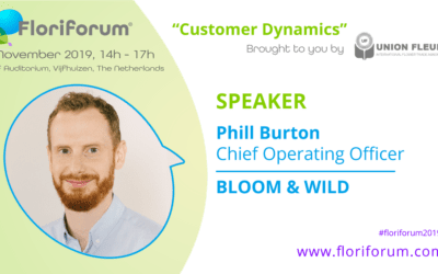Floriforum speaker announced: Phill Burton, Bloom & Wild