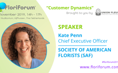 Floriforum speaker announced: Kate Penn, Society of American Florists (SAF)